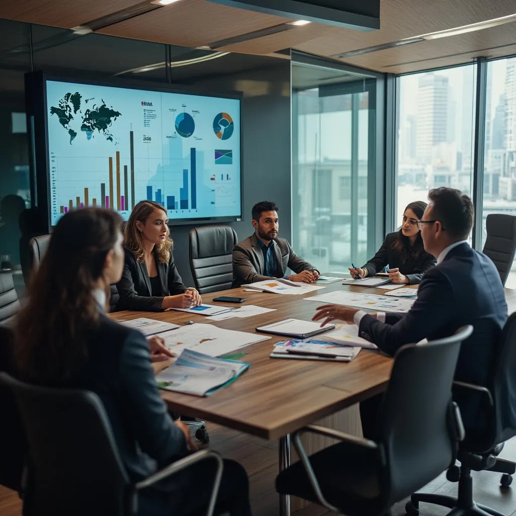 Equipo de FinanzasColombia en reunión estratégica